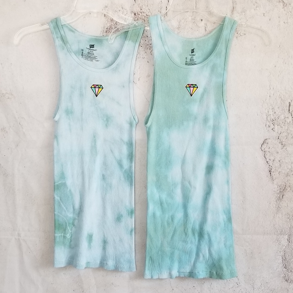 Tie Dye Diamond Tank
